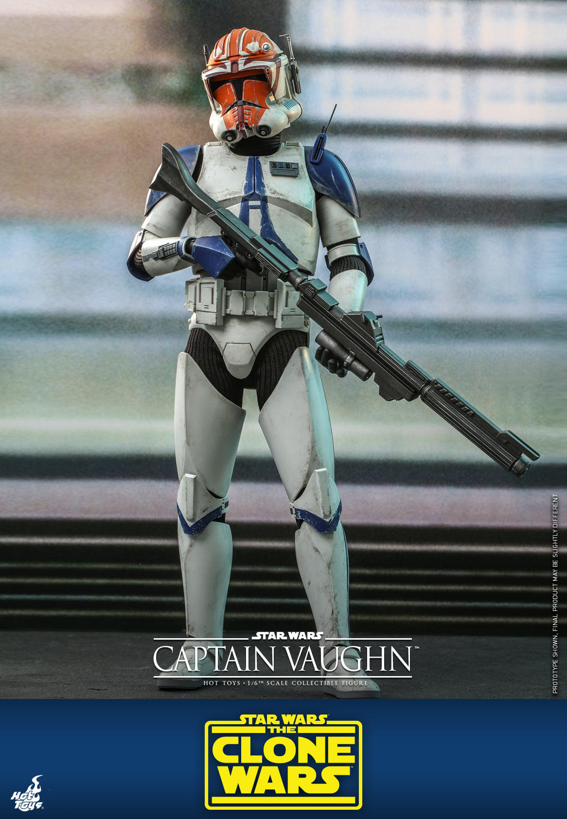 Hot Toys Star Wars Clone Wars Captain Vaughn Sixth Scale Figure